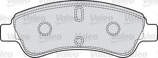 VALEO 598464 Тормозные колодки для CITROËN C4 CACTUS (CитроËн С4 кактус) VALEO 598464 Тормозные колодки для CITROËN C4 CACTUS (CитроËн С4 кактус)