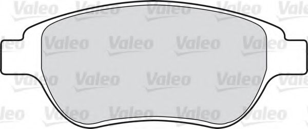 VALEO 598465 Комплект тормозных колодок, дисковый тормоз 