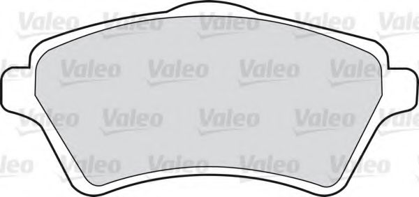 VALEO 598514 Комплект тормозных колодок, дисковый тормоз 