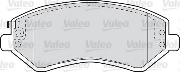 VALEO 598414 Тормозные колодки для CHRYSLER TOWN COUNTRY IV (Крайслер Таун кантри 4) VALEO 598414 Тормозные колодки для CHRYSLER TOWN COUNTRY IV (Крайслер Таун кантри 4)
