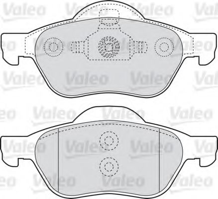 VALEO 598471 Тормозные колодки для RENAULT LAGUNA II (Рено Лагуна 2) VALEO 598471 Тормозные колодки для RENAULT LAGUNA II (Рено Лагуна 2)