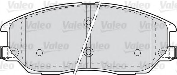 VALEO 598871 Тормозные колодки для SSANGYONG KYRON (Сан-янг/санянг Кайрон) VALEO 598871 Тормозные колодки для SSANGYONG KYRON (Сан-янг/санянг Кайрон)