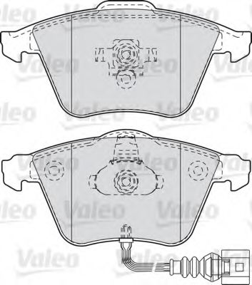 VALEO 598863 Тормозные колодки для SKODA SUPERB (Шкода Суперб) VALEO 598863 Тормозные колодки для SKODA SUPERB (Шкода Суперб)