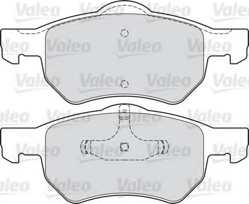 VALEO 598756 Тормозные колодки для CHRYSLER TOWN COUNTRY IV (Крайслер Таун кантри 4) VALEO 598756 Тормозные колодки для CHRYSLER TOWN COUNTRY IV (Крайслер Таун кантри 4)