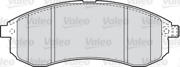 VALEO 598855 Тормозные колодки для MITSUBISHI COLT/RODEO (Митсубиши/митсубиси Cолт/родэо) VALEO 598855 Тормозные колодки для MITSUBISHI COLT/RODEO (Митсубиши/митсубиси Cолт/родэо)