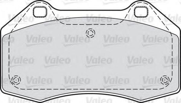 VALEO 598861 Тормозные колодки для RENAULT MEGANE III (Рено Меган 3) VALEO 598861 Тормозные колодки для RENAULT MEGANE III (Рено Меган 3)