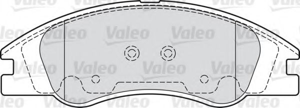 VALEO 598705 Тормозные колодки для KIA FORTE II (Киа Фортэ 2) VALEO 598705 Тормозные колодки для KIA FORTE II (Киа Фортэ 2)