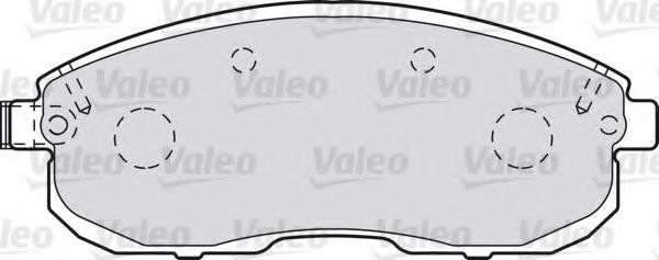 VALEO 601013 Тормозные колодки для NISSAN TEANA I (Ниссан Теана 1) VALEO 601013 Тормозные колодки для NISSAN TEANA I (Ниссан Теана 1)