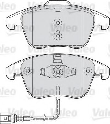 VALEO 601036 Тормозные колодки для VOLKSWAGEN (Фольксваген) VALEO 601036 Тормозные колодки для VOLKSWAGEN (Фольксваген)