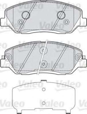 VALEO 598937 Тормозные колодки для SSANGYONG KORANDO (Сан-янг/санянг Корандо) VALEO 598937 Тормозные колодки для SSANGYONG KORANDO (Сан-янг/санянг Корандо)