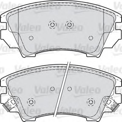 VALEO 601046 Тормозные колодки для CHEVROLET CAMARO (Шевроле Cамаро) VALEO 601046 Тормозные колодки для CHEVROLET CAMARO (Шевроле Cамаро)