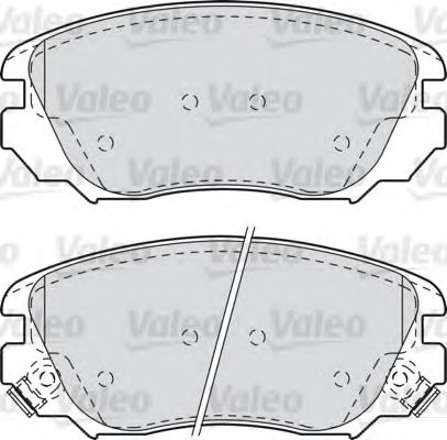 VALEO 601047 Тормозные колодки для OPEL (Опель) VALEO 601047 Тормозные колодки для OPEL (Опель)