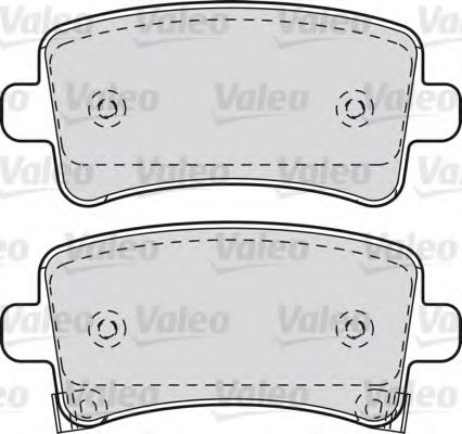 VALEO 601049 Тормозные колодки для OPEL (Опель) VALEO 601049 Тормозные колодки для OPEL (Опель)