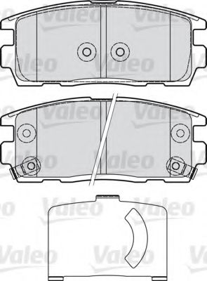 VALEO 598941 Тормозные колодки для CHEVROLET CAPTIVA (Шевроле Каптива) VALEO 598941 Тормозные колодки для CHEVROLET CAPTIVA (Шевроле Каптива)