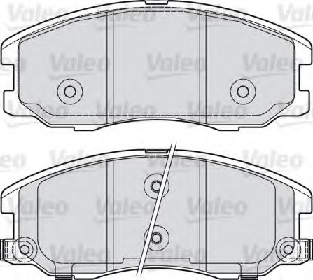 VALEO 598942 Тормозные колодки для CHEVROLET CAPTIVA (Шевроле Каптива) VALEO 598942 Тормозные колодки для CHEVROLET CAPTIVA (Шевроле Каптива)