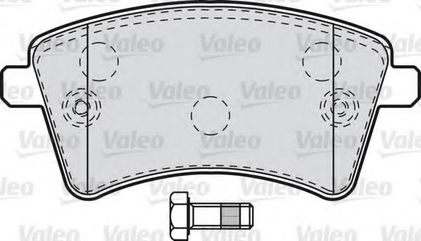 VALEO 601010 Тормозные колодки для RENAULT KANGOO / GRAND KANGOO (Рено Кангу / гранд кангу) VALEO 601010 Тормозные колодки для RENAULT KANGOO / GRAND KANGOO (Рено Кангу / гранд кангу)