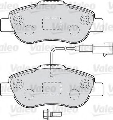 VALEO 601015 Тормозные колодки для FIAT 500 C (Фиат 500 c) VALEO 601015 Тормозные колодки для FIAT 500 C (Фиат 500 c)
