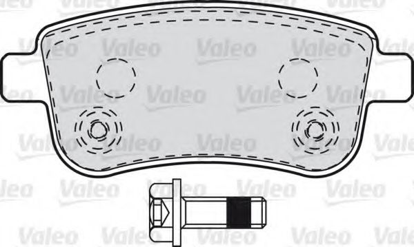 VALEO 601000 Тормозные колодки для RENAULT GRAN III (Рено Гран 3) VALEO 601000 Тормозные колодки для RENAULT GRAN III (Рено Гран 3)