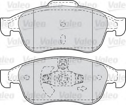 VALEO 601045 Тормозные колодки для RENAULT GRAN III (Рено Гран 3) VALEO 601045 Тормозные колодки для RENAULT GRAN III (Рено Гран 3)