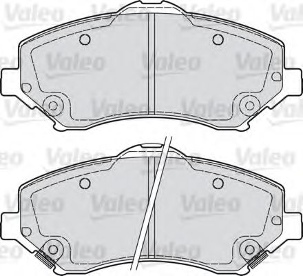 VALEO 598924 Тормозные колодки для DODGE JOURNEY (Додж Жоурнэъ) VALEO 598924 Тормозные колодки для DODGE JOURNEY (Додж Жоурнэъ)