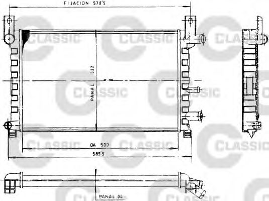 VALEO 230483 Радиатор, охлаждение двигателя для FORD FIESTA (Форд Фиэста) VALEO 230483 Радиатор, охлаждение двигателя для FORD FIESTA (Форд Фиэста)