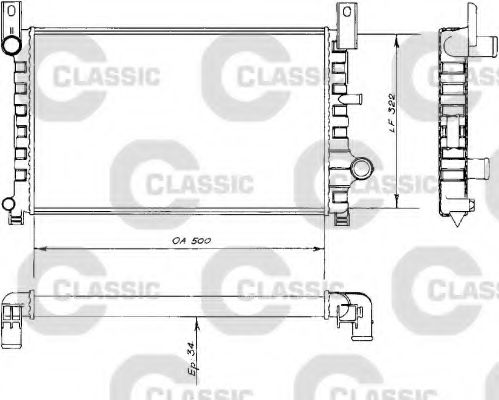 VALEO 230484 Радиатор, охлаждение двигателя для FORD FIESTA (Форд Фиэста) VALEO 230484 Радиатор, охлаждение двигателя для FORD FIESTA (Форд Фиэста)