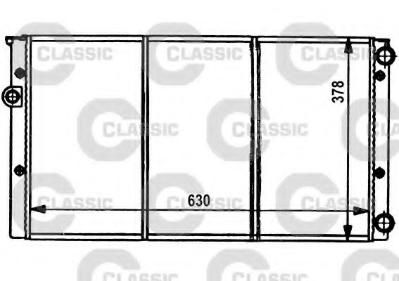VALEO 231032 Радиатор, охлаждение двигателя для VOLKSWAGEN CABRIO III (Фольксваген Cабрио 3) VALEO 231032 Радиатор, охлаждение двигателя для VOLKSWAGEN CABRIO III (Фольксваген Cабрио 3)