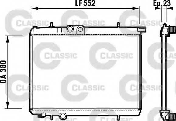 VALEO 232886 Радиатор, охлаждение двигателя для PEUGEOT (Пежо) VALEO 232886 Радиатор, охлаждение двигателя для PEUGEOT (Пежо)