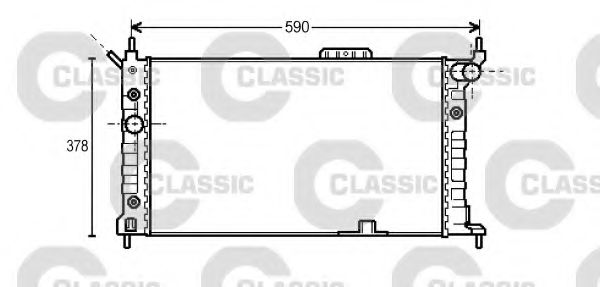 VALEO 234429 Радиатор, охлаждение двигателя для OPEL ASTRA F CLASSIC (Опель Астра ф классик) VALEO 234429 Радиатор, охлаждение двигателя для OPEL ASTRA F CLASSIC (Опель Астра ф классик)