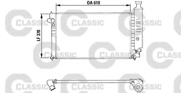 VALEO 310919 Радиатор, охлаждение двигателя для PEUGEOT (Пежо) VALEO 310919 Радиатор, охлаждение двигателя для PEUGEOT (Пежо)