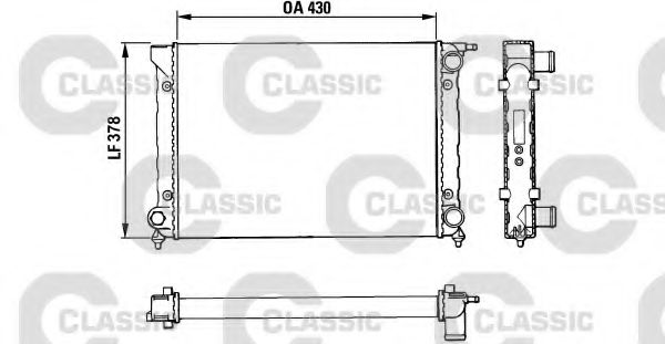 VALEO 383820 Радиатор, охлаждение двигателя для VOLKSWAGEN (Фольксваген) VALEO 383820 Радиатор, охлаждение двигателя для VOLKSWAGEN (Фольксваген)