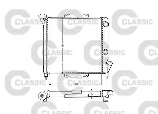 VALEO 383959 Радиатор, охлаждение двигателя для RENAULT 9 (Рено 9) VALEO 383959 Радиатор, охлаждение двигателя для RENAULT 9 (Рено 9)