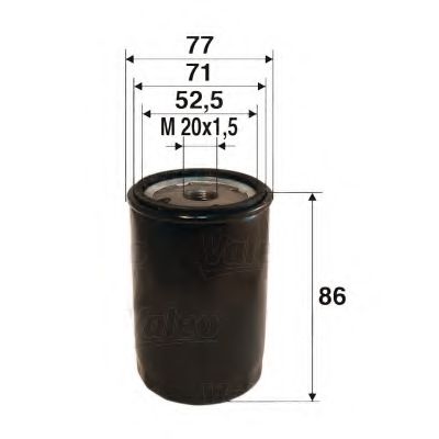 VALEO 586002 Масляный фильтр для CITROëN (Cитроëн) VALEO 586002 Масляный фильтр для CITROëN (Cитроëн)
