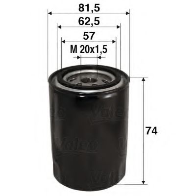 VALEO 586017 Масляный фильтр для KIA BESTA (Киа Бэста) VALEO 586017 Масляный фильтр для KIA BESTA (Киа Бэста)