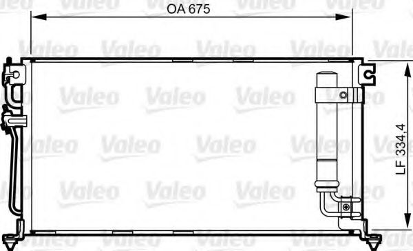 VALEO 814273 Конденсатор, кондиционер для MITSUBISHI LANCER (Митсубиши/митсубиси Ланcэр) VALEO 814273 Конденсатор, кондиционер для MITSUBISHI LANCER (Митсубиши/митсубиси Ланcэр)