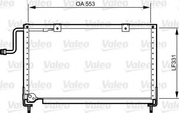 VALEO 814274 Конденсатор, кондиционер для MAZDA 626 III (Мазда 626 3) VALEO 814274 Конденсатор, кондиционер для MAZDA 626 III (Мазда 626 3)