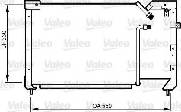 VALEO 814281 Конденсатор, кондиционер для MAZDA 323 III (Мазда 323 3) VALEO 814281 Конденсатор, кондиционер для MAZDA 323 III (Мазда 323 3)