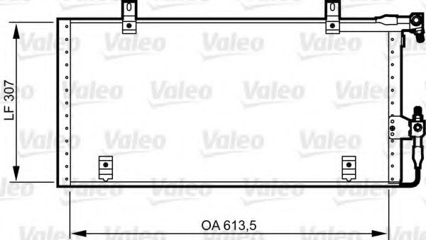 VALEO 814291 Конденсатор, кондиционер для AUDI 80 (Ауди 80) VALEO 814291 Конденсатор, кондиционер для AUDI 80 (Ауди 80)