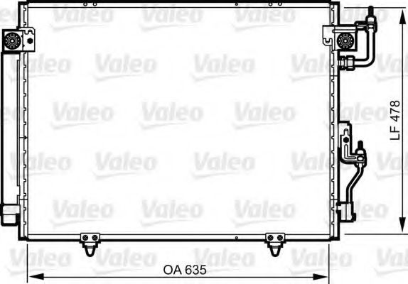 VALEO 817790 Конденсатор, кондиционер для MITSUBISHI CHALLENGER (Митсубиши/митсубиси Чаллэнгэр) VALEO 817790 Конденсатор, кондиционер для MITSUBISHI CHALLENGER (Митсубиши/митсубиси Чаллэнгэр)