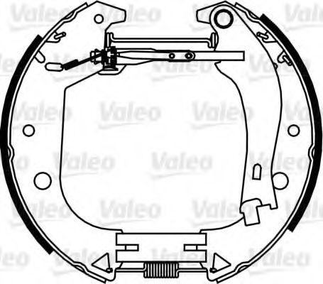VALEO 554888 Тормозные колодоки для FIAT (Фиат) VALEO 554888 Тормозные колодоки для FIAT (Фиат)