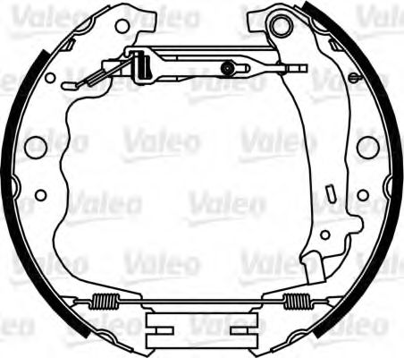 VALEO 554901 Тормозные колодоки для RENAULT KANGOO BE BOP (Рено Кангу боп) VALEO 554901 Тормозные колодоки для RENAULT KANGOO BE BOP (Рено Кангу боп)