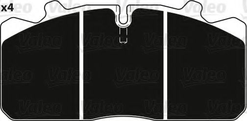 VALEO 882230 Тормозные колодки для RENAULT TRUCKS MIDLUM (Рено трак Мидлум) VALEO 882230 Тормозные колодки для RENAULT TRUCKS MIDLUM (Рено трак Мидлум)
