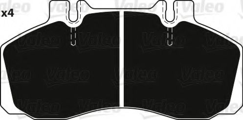 VALEO 882242 Тормозные колодки для IVECO EURO (Ивеко Эуро) VALEO 882242 Тормозные колодки для IVECO EURO (Ивеко Эуро)