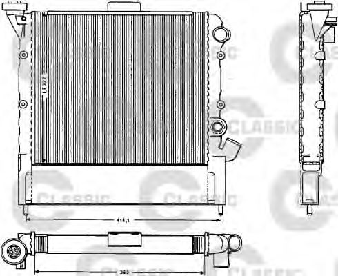 VALEO 383852 Радиатор, охлаждение двигателя для RENAULT SUPER 5 (Рено Супэр 5) VALEO 383852 Радиатор, охлаждение двигателя для RENAULT SUPER 5 (Рено Супэр 5)
