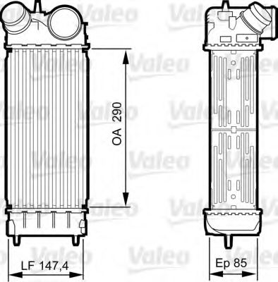 VALEO 818241 Интеркулер для FORD FIESTA VI (Форд Фиеста 6) VALEO 818241 Интеркулер для FORD FIESTA VI (Форд Фиеста 6)