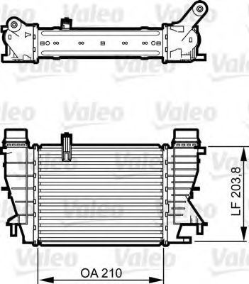 VALEO 818264 Интеркулер для NISSAN TIIDA (Ниссан Т2да) VALEO 818264 Интеркулер для NISSAN TIIDA (Ниссан Т2да)