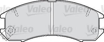 VALEO 598250 Тормозные колодки для MAZDA 626 III (Мазда 626 3) VALEO 598250 Тормозные колодки для MAZDA 626 III (Мазда 626 3)