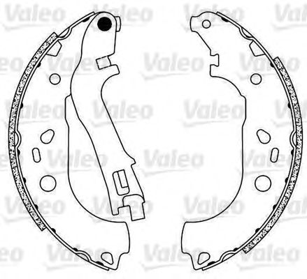 VALEO 554821 Тормозные колодоки для LANCIA MUSA (Лансиа/лянча Муса)