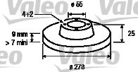 VALEO 197111 Тормозной диск для DAIHATSU CHARADE (Дайхатсу Чарадэ) VALEO 197111 Тормозной диск для DAIHATSU CHARADE (Дайхатсу Чарадэ)
