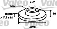 VALEO 197023 Тормозной диск для FIAT (Фиат) VALEO 197023 Тормозной диск для FIAT (Фиат)
